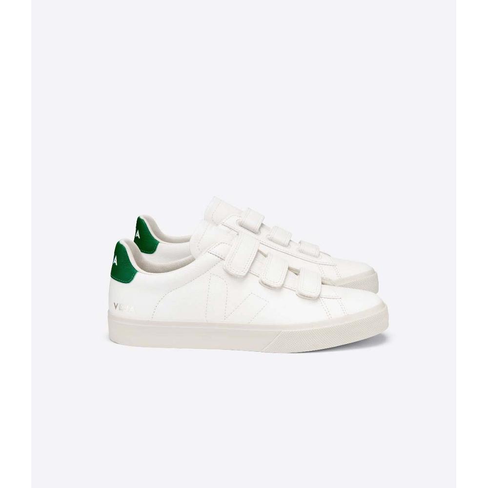 Pantofi Barbati Veja RECIFE CHROMEFREE White/Green | RO 199CTV